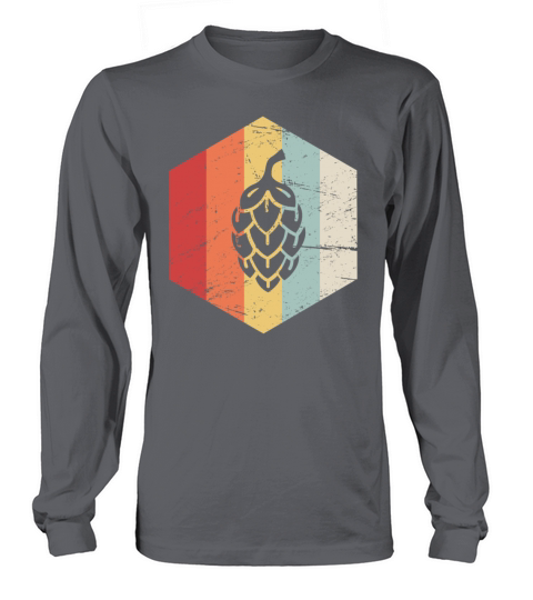Retro Vintage Hops Craft Beer Icon Women's Long Sleeve