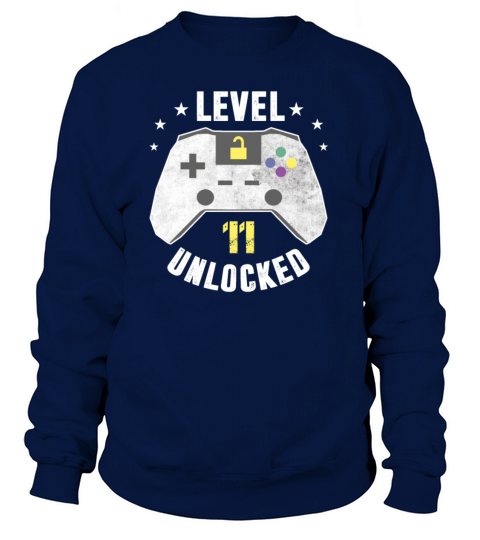 Level 11 Unlocked - 11th Birthday Gift Design Women's Sweatshirt