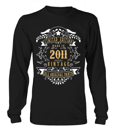 Limited Edition Made In 2011 Vintage Original Men's Long Sleeve