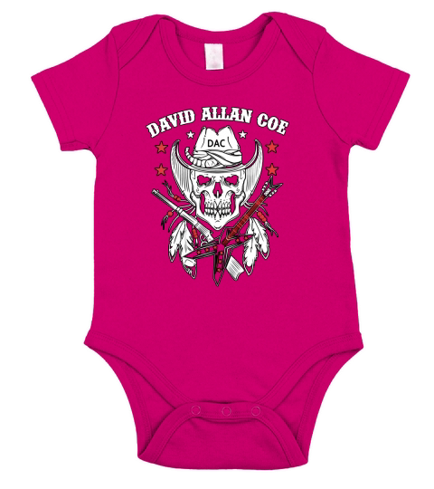 SherryELynch David Allan Coe Mans Personalized Short Sleeve Baby One-Piece