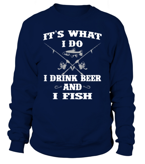Fisherman Love To Fish & Beer Fisher Angler Men's Sweatshirt