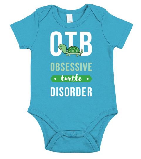 Turtles - OTB obsessive turtle disorder Short Sleeve Baby One-Piece