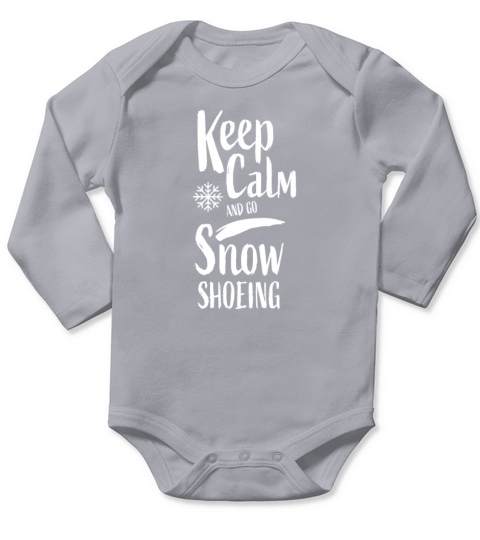 Hiking Snowshoe Hiker Snowshoeing Snowshoes Long Sleeve Baby One-Piece