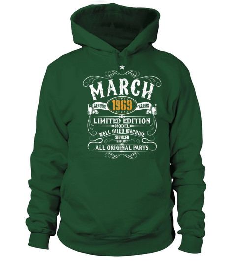 March 1969 - 50th Birthday Funny Vintage Gift Women's Hoodie