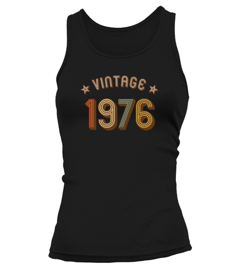 1976 vintage retro year of birth birthday Women's Tank Top