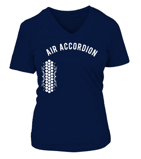 Mens AIR Accordion T-Shirt THE ORIGINAL V-neck T-Shirt Woman