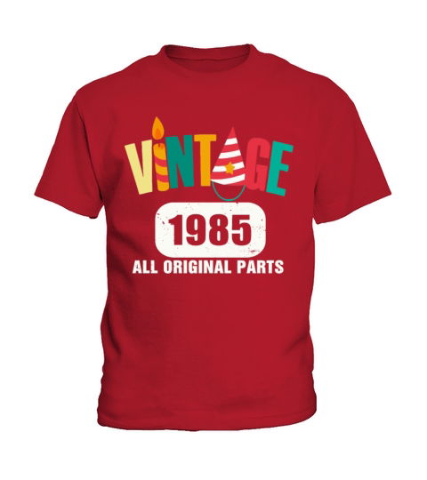 Vintage 1985 All Original Parts Kids T-Shirt