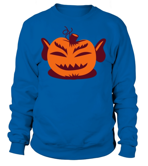 Mr spock from Star trek on a Halloween pumpkin Women's Sweatshirt