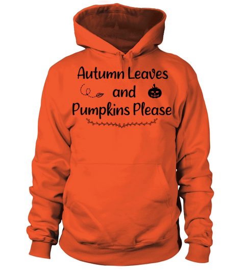 autumn leaver and pumpkins please Women's Hoodie