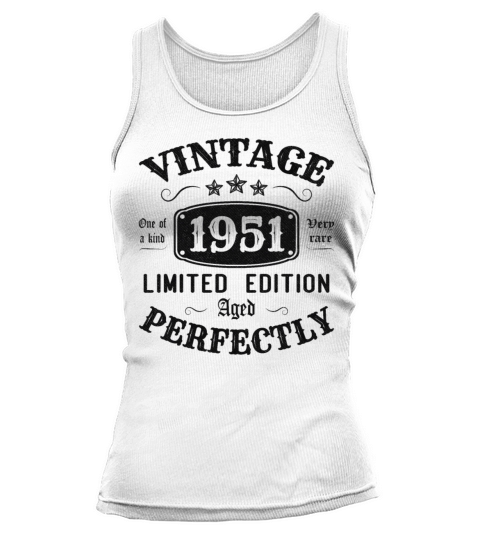 Vintage 1951 Limited Edition Aged Perfectly Tank top Woman