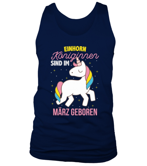 Unicorn Lover March Birthday Men's Tank Top