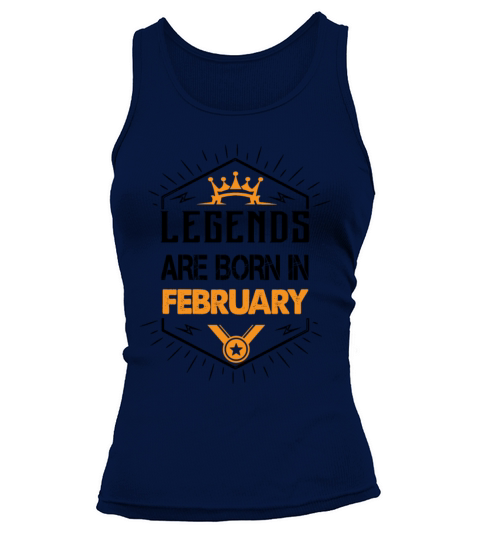 Legends are born in February Women's Tank Top