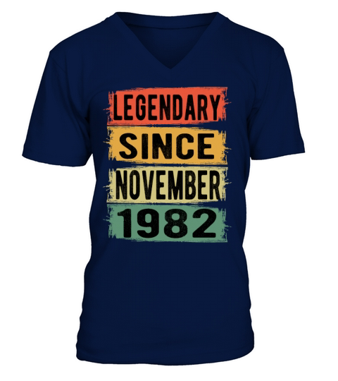 Birthday Gift November 1982 Men's V-Neck T-shirt