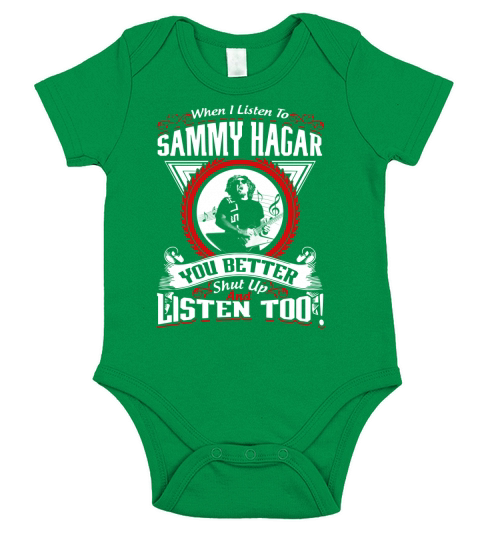 Sammy Hagar Fans Shirt Short Sleeve Baby One-Piece