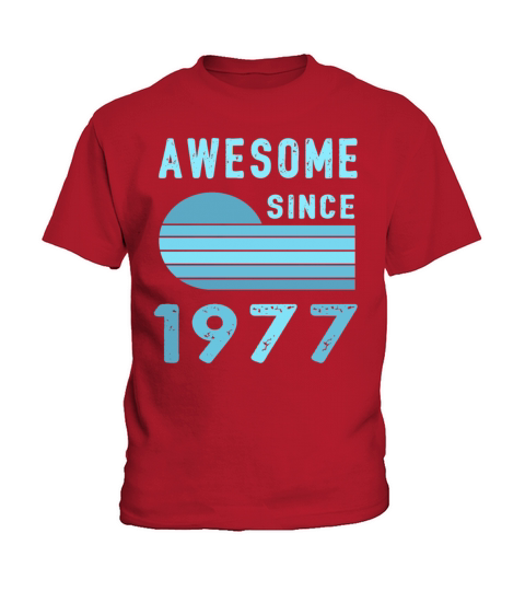 1977 Birthday Retro Vintage Gift 42nd Kids T-Shirt