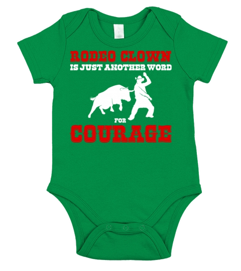 Another Word For Courage Bullfighter Rodeo Clown Short Sleeve Baby One-Piece