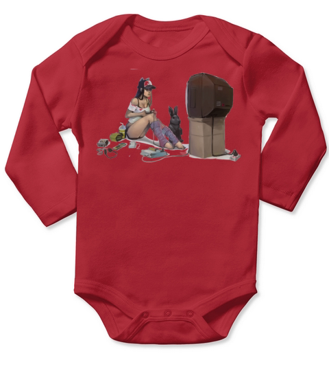 Gamer Girl Long Sleeve Baby One-Piece