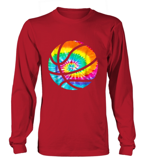 Basketball Tie Dye Women's Long Sleeve