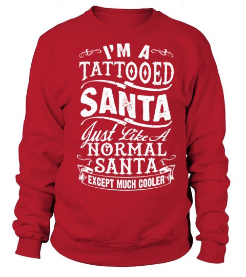 TATTOOED SANTA2 Women's Sweatshirt