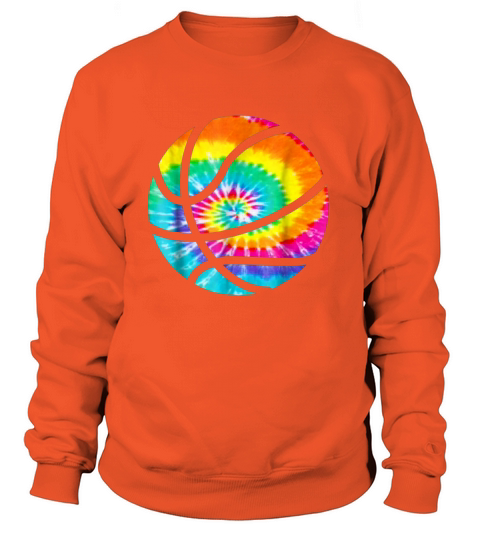 Basketball Tie Dye Women's Sweatshirt