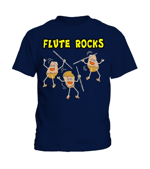 Three Flute Rocks Kids T-Shirt