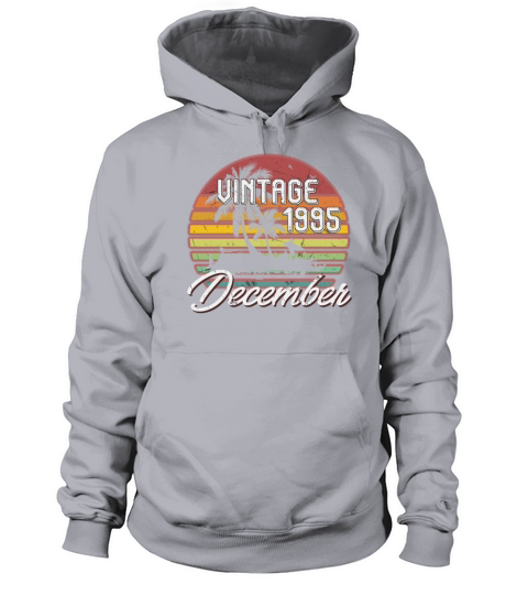 23th Birthday Gifts Retro Vintage December 1995 Women's Hoodie