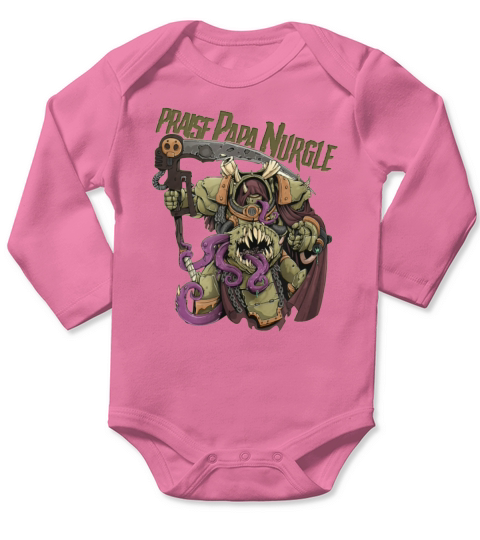 Papa Nurgle Death Guard Long Sleeve Baby One-Piece