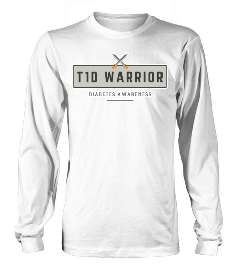 T1D - Type 1 Diabetes warrior Diabetes awareness Women's Long Sleeve