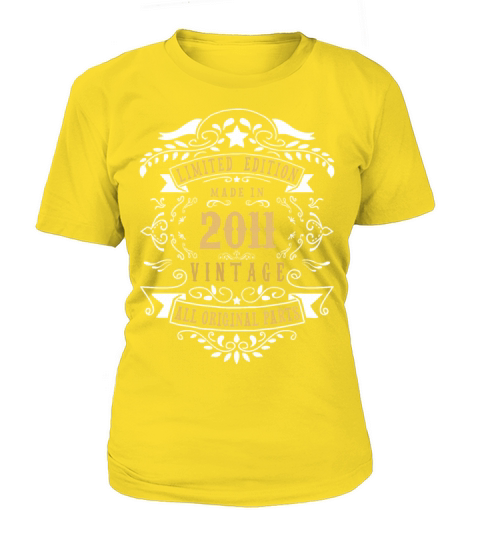 Limited Edition Made In 2011 Vintage Original Women's T-Shirt