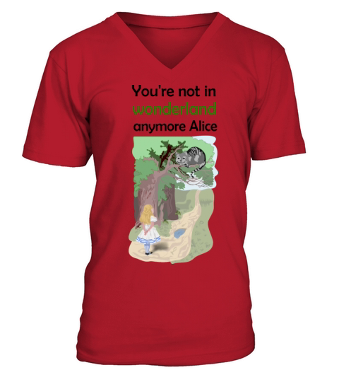 Alice not in wonderland Men's V-Neck T-shirt