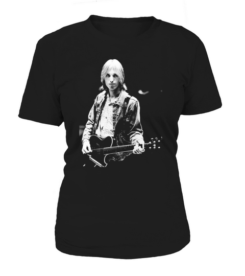 Vintage  Tom Petty Mono Art Women's T-Shirt