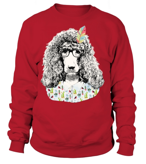 Hipster poodle Women's Sweatshirt