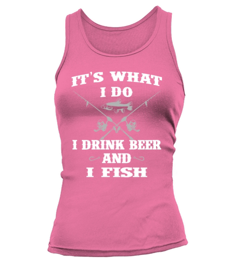 Fisherman Love To Fish & Beer Fisher Angler Women's Tank Top