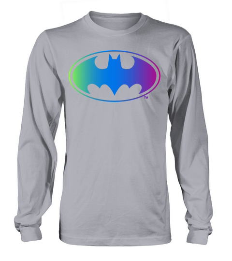 Batman Neon Logo Colors Women's Long Sleeve