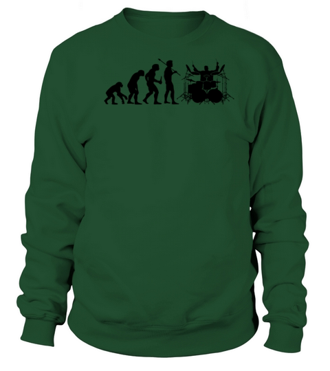 Evolution of Drummer Women's Sweatshirt