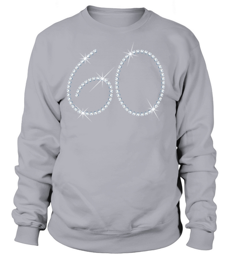 Faux Rhinestone 60th Birthday Women's Sweatshirt