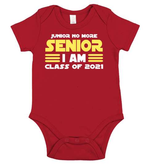 Senior I Am Class of 2021 Short Sleeve Baby One-Piece