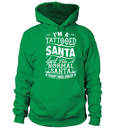 TATTOOED SANTA2 Women's Hoodie