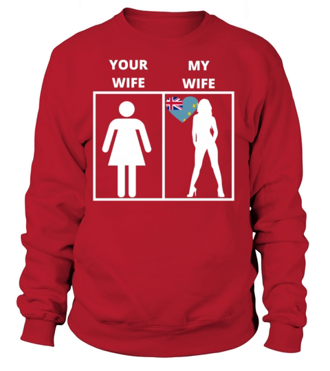 Tuvalu geschenk my wife your wife Women's Sweatshirt