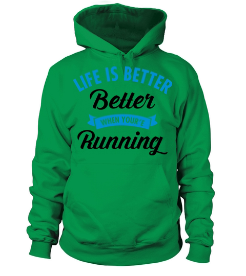 Life Is Better When Youre Running Women's Hoodie