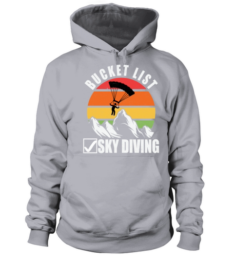 Bucket List Sky Diving Women's Hoodie