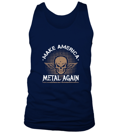Make America Metal Again Skull Tank Top Unisex
