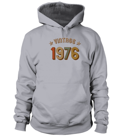 1976 vintage retro year of birth birthday Women's Hoodie