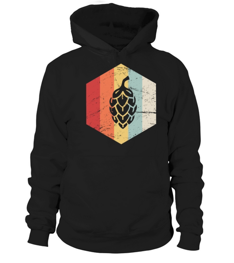 Retro Vintage Hops Craft Beer Icon Women's Hoodie
