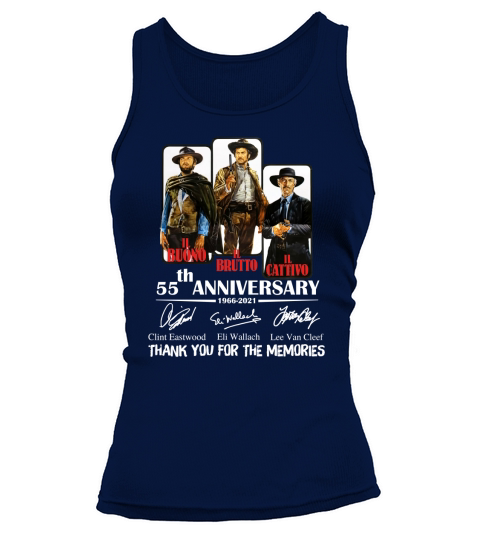 The Good The Bad And The Ugly 55th anniversary thank you for the memories signatures Tank top Woman