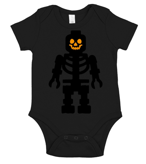 skeleton Short Sleeve Baby One-Piece