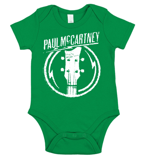 Paul McCartney Tshirt Short Sleeve Baby One-Piece
