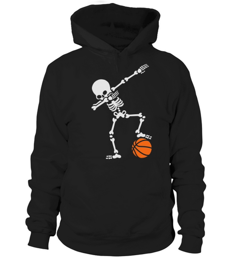 Dab dabbing skeleton football basketball Men's Hoodie