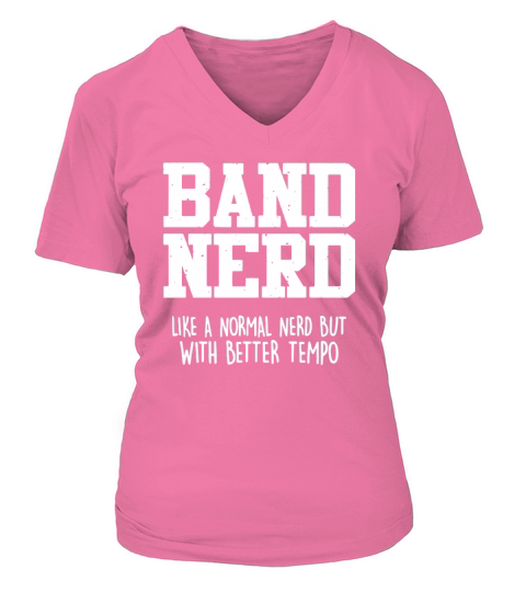 Band Nerd Like Normal But Better Tempo Cool T V-neck T-Shirt Woman