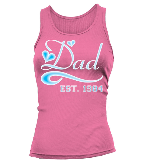 Dad Established 1984 Happy Fathers Day Women's Tank Top